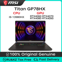 MSI Titan GP78HX Gaming Laptop 17 Inch 2.5K 240Hz IPS Screen Notebook i9-13980HX RTX4080/ RTX4090 Computer Ultra Gaming Netbook