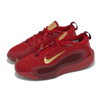 【NIKE 耐吉】籃球鞋 IsoFly KC GS 大童 女鞋 紅 金 緩震 運動鞋(FZ7298-600)