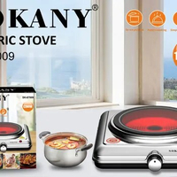 SOKANY07009 Electric stove with adjustable temperature knob for household electric cooking