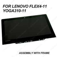 REPLACEMENT 11.6" for LENOVO Flex4-11 Yoga310-11 assembly HD screen LED LCD+ TOUCH PANEL+BEZEL+PCB digitized display