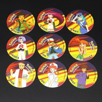 Pokemon Tazos 1 Generation NO.1-151 Collection Pikachu Taps Ash