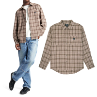 【CONVERSE】Button Down Warm Shirt 男款 卡其色 休閒 襯衫 長袖 10027089-A06