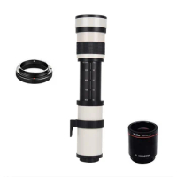 JINTU 420-1600mm Camera Zoom Lens Manual Telephoto Lens for Nikon D80 D90 D500 D600 D610 D700 D750 D800 D850