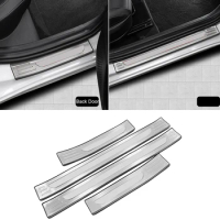Car Accessories for Hyundai Elantra Avante CN7 2020 2021 2022 Stainless Steel Outer Door Sill Scuff Plate Cover Trim 4pcs