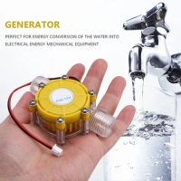 Portable DIY 12V Water Flow Generator Water Powered Generator Micro Generator Hydro Generator