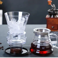 Pots Dutch Machine Iced Coffee Cold Ice Glass Brewer Filter Drip Dripper Brew Pot Regulatable Maker Percolators