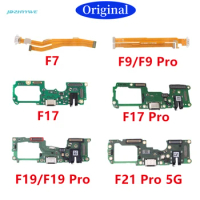 1Pcs Original USB Charger Port Jack Dock Connector Charging Board Flex Cable For OPPO F19 F17 F21 Pro F7 F9 Pro