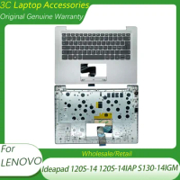 New Laptop Case For Lenovo Ideapad 120S-14 120S-14IAP S130-14IGM Palmrest Upper Top Cover With Keyboard European Version Silvery