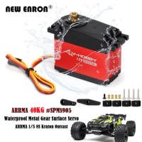 40KG Waterproof 17T Metal Gear Standard Servo SPMS905 For RC Car Parts 1/5 ARRMA Kraton ARA110002 Outcast ARA5810 Monster Truck