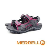 MERRELL(女)HUNTINGTON SPORT CONVERT運動機能防水涼鞋 女鞋-灰桃