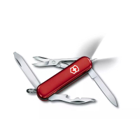 【Victorinox 瑞士維氏】瑞士刀 MIDNITE MANAGER 10用刀 -紅(0.6366)
