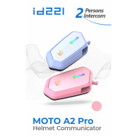 【MOTO】id221 MOTO A2 Pro機車安全帽藍牙耳機-藍色/粉色