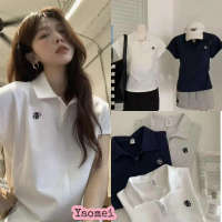 Áo thun polo vai thẳng cho nữ, áo thun thể thao, áo thun polo trơn màu cho nữ, áo thun ve áo，polo nữ
