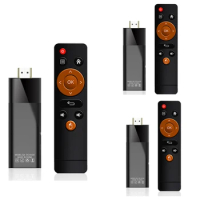 Q6 Mini TV Stick Android 10 2.4G+5G Wifi+BT4.0 H313 Quad Core A53 Smart TV Box Android TV Stick PK DQ03 Easy To Use
