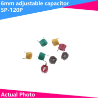5pcs adjustable capacitor 5P 10P 20P 30P 40P 50P 60P 70P 120PPF JML06-1-120P trimmer variable capacitance plastic 6mm 20/30/PF