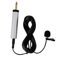 5M Etectret Condenser Omnidirectional Microphone Meeting Microphone Wired Lavalier For Trumpet Sax Violin Musical Instrument