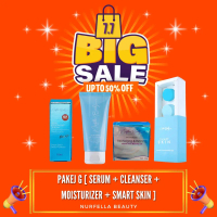 SPECIAL PROMO PAKEJ G NB Tanpa Kotak ( SKIN RENEWING SERUM + SOOTHING GEL CLEANSER + MOISTURIZER 10G