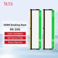 JAZER Memoria Ram DDR4 8gb 2666MHz 16gb 3200MHz 3600MHz Desktop Memory Computer Ram With Heatsink