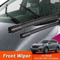 2pcs Car Blade Front Windscreen Wipers For Honda CRV HRV Vezel Odyssey FIT Jazz 2001-2020 Windshield Rubber Auto Wiper Accessory