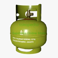 Pertamina Tabung Gas LPG 3 kg Melon : Tabung Kosong Tanpa ISI