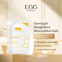 EGG-V [BPOM] Masker Cangkang Telur Masker Wajah -100g-Menghidrasi dan Melembabkan | Melindungi Skin 