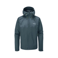 【RAB】Downpour Eco Jacket 輕量防風防水連帽外套 男款 獵戶藍 #QWG82