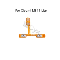 for Xiaomi Mi 11 Lite Power Volume Flex Cable Side Key Button On Off Switch Flex Cable for Mi 11 Lite Repair Spare Parts