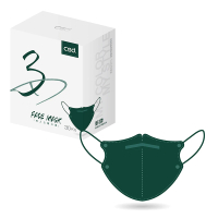 CSD 中衛 醫療口罩-3D立體-軍綠1盒入-鬆緊耳帶(30入/盒)