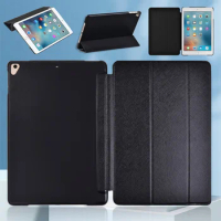 For Apple IPad 5th 6th Gen 9.7"/ Air1 Air 2/iPad Pro 9.7 Drop Resistance PU Leather Tablet Folding Stand Case+Free Stylus