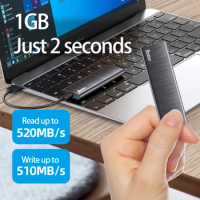 High-Speed Solid State Drive 128G256G512G1TB2TB SSD Type-C/USB 3.1 Interface Mini Hard Disk External Hard Drive For PC Laptop