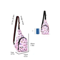 Children's Shoulder Crossbody Bag 19CM Outdoor Travel Small Fashion Printing Sports Casual Chest Bag