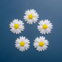 【Crystal】    20/10/5Pcs Daisy Cupcake Toppers Daisy Flower Cake Decorations Chrysanthemum Daisy Cake
