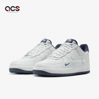 Nike 休閒鞋 Air Force 1 07 LV8 男鞋 女鞋 白 深藍 AF1 百搭 小勾 HM9483-001