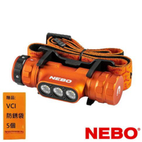 【NEBO】Master可拆卸頭燈 USB充電 1000流明 IP67 NEB-HLP-1006-G 航太級鋁合金，強力磁鐵底座