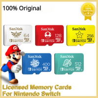 SanDisk microSDXC Card Licensed Memory Cards For Nintendo Swich Trans Flash Cards micro SD Card For PC Loptop Game
