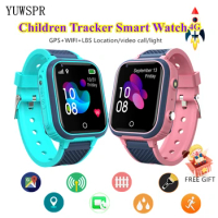 LT21 Children GPS Smart Watch Support Hebrew Sound Monitoring Video Call Waterproof Tracking Baby Kids 4G SIM SMS Smartwatches