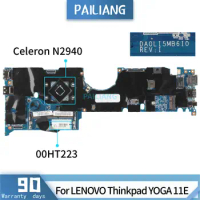 PAILIANG Laptop motherboard For LENOVO Thinkpad YOGA 11E 00HT223 DA0LI5MB6I0 Mainboard Core SR1YV Celeron N2940 TESTED