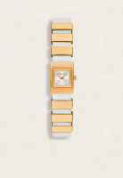 Michael Kors Jam Tangan Wanita Michael Kors Mini Darrington Gold-Tone and Leather Watch