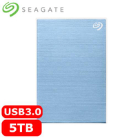 【現折$50 最高回饋3000點】Seagate希捷 One Touch 5TB 2.5吋行動硬碟 冰川藍 (STKZ5000402)