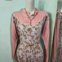 tanisha midi dress// midi dress flower// midi dress rayon// midi terbaru