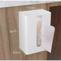掛壁式紙巾盒（白色） 