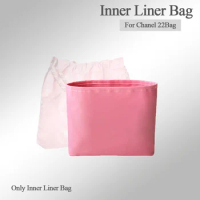 Nylon Purse Organizer Insert for Chanel 22Bag Mini Inner Liner Bag Storage Organizer zipper Bag Organizer Insert