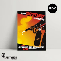 SP067 Poster K3 Safety A2 - Cegah Impotensi Pada APAR