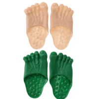 Halloween Hulk Slippers Shoe Cover Bigfoot Tweezers April Fools Day Toy Masquerade Costume Funny Party Accessories Hulk Slippers