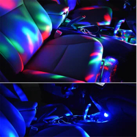 car USB Neon colorful lights for hyundai veloster audi a4 b8 chrysler 300 mustang 2016 honda crv civic 2017 subaru wrx