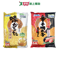 BONCHI 6枚風味米果系列(蜂蜜醬油/博多明太子)(108-114G/包)【愛買】