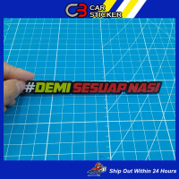#DEMISESUAPNASI MOTOR STICKER / M051
