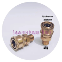 NEPEL QUICK RELEASE M14 X 1/4 / MALE THREAD JET CLEANER M14