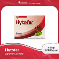 Hytofar 1 Strip Isi 10 Kapsul - Membantu Menurunkan Kadar Lemak Jahat 2 Strip 20 Kapsul