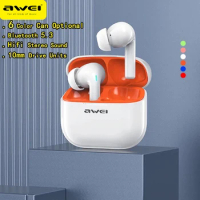 Awei T1 Pro TWS Wireless Earbuds Bluetooth 5.3 Earphone Deep Bass Earphones Sport Hifi Stereo With Mic IPX6 Waterproof Headset